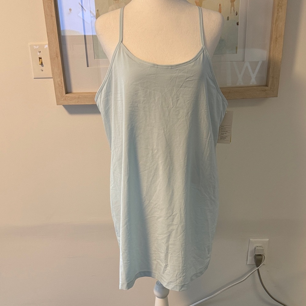 NWT 🌸 All in Motion Light Blue Tank Top Size XXL